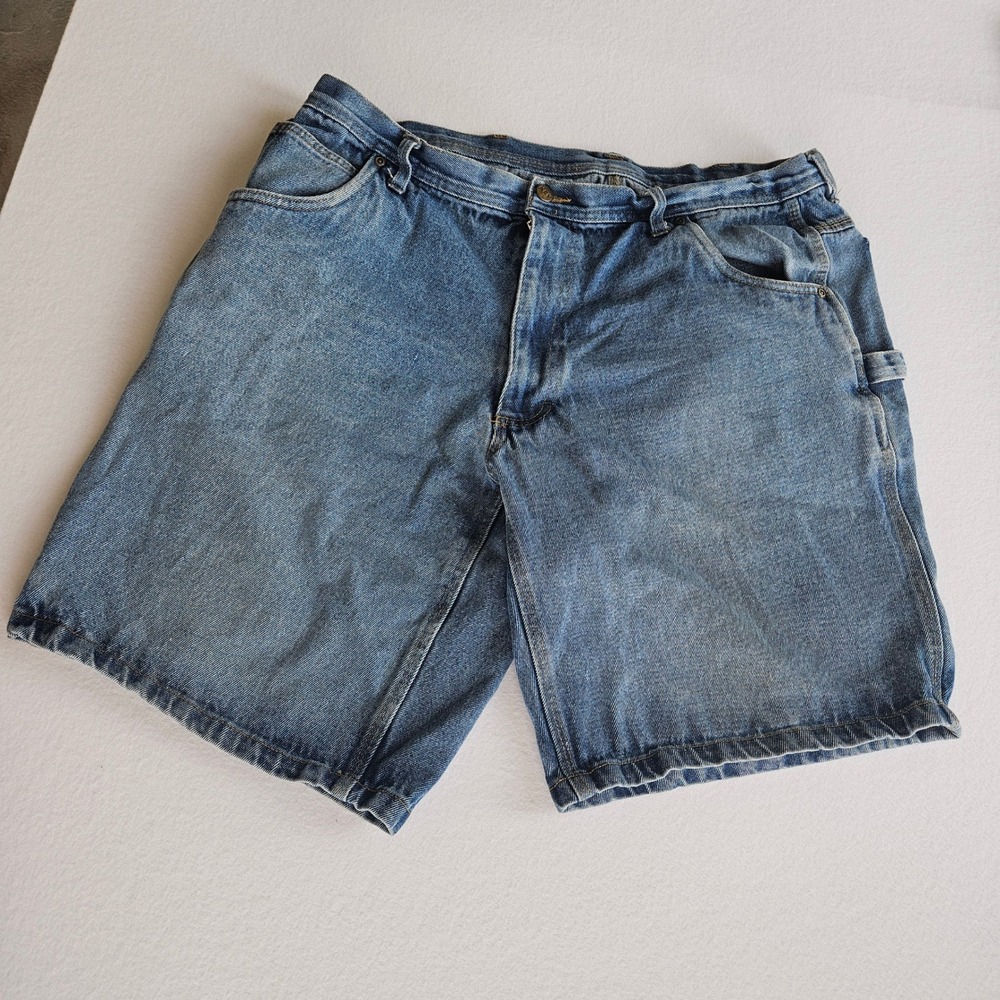 Key Industries Mens Denim Carpenter Shorts Cotton Size 38 or 40 Work Utility‎